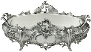 Jardinière in silver plated - Ercuis
